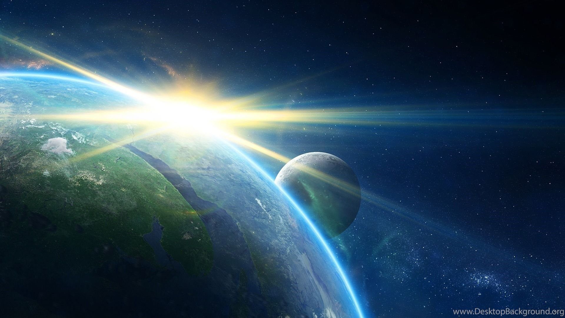 Terra alba spaziale luna, 1920x1080 Full HD 1080p, Desktop