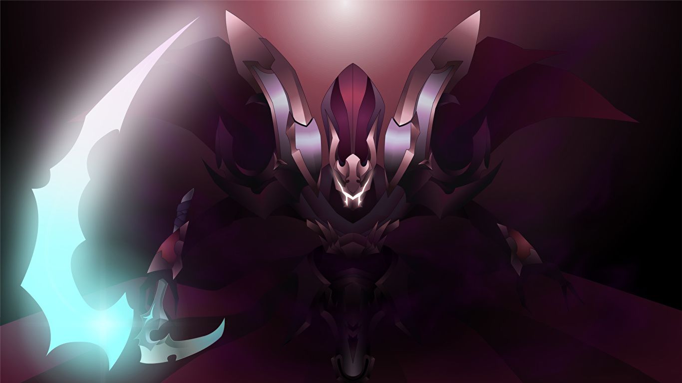 Spectre Dota 2 personaggio scuro, 1366x768 HD, Desktop