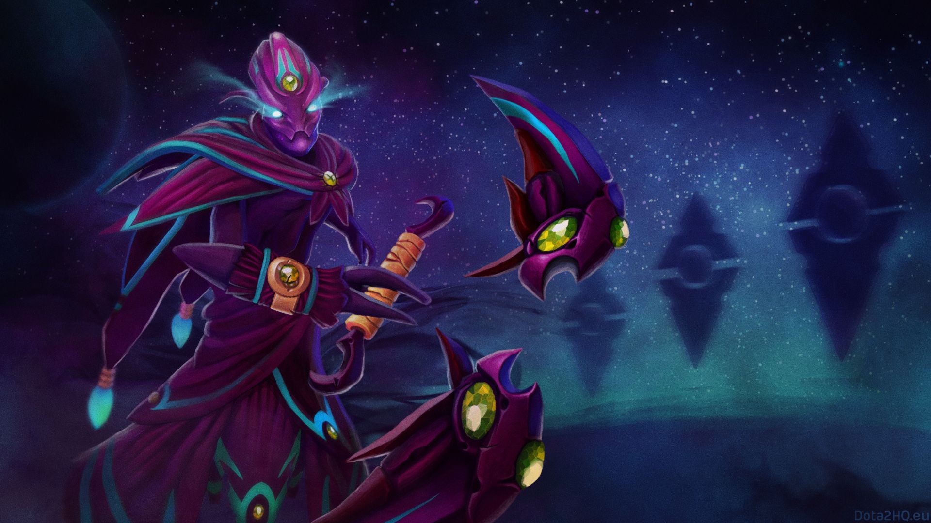 Spectre Dota 2 viola, 1920x1080 Full HD, Desktop