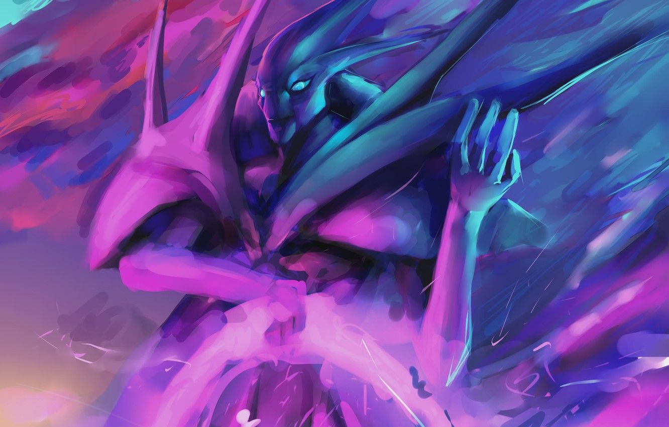 Spectre Dota 2 arte digitale, 1332x850 720p, PC