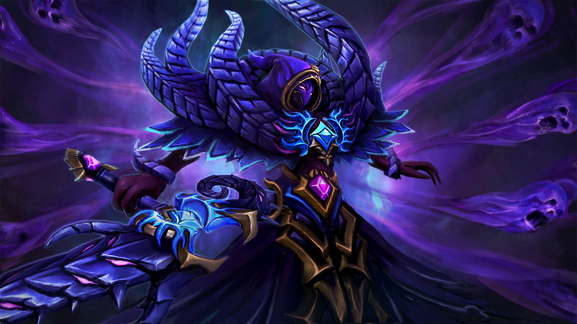 Spectre Dota 2 viola, 1920x1080 Full HD, PC Desktop