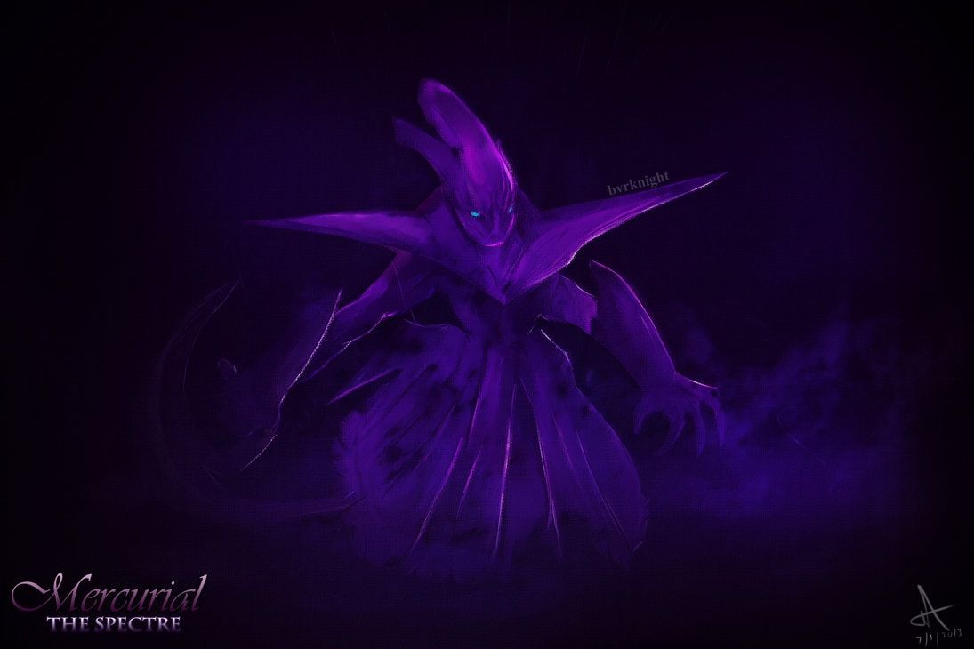 Spectre Dota 2 viola scuro, 1095x730 HD, Desktop