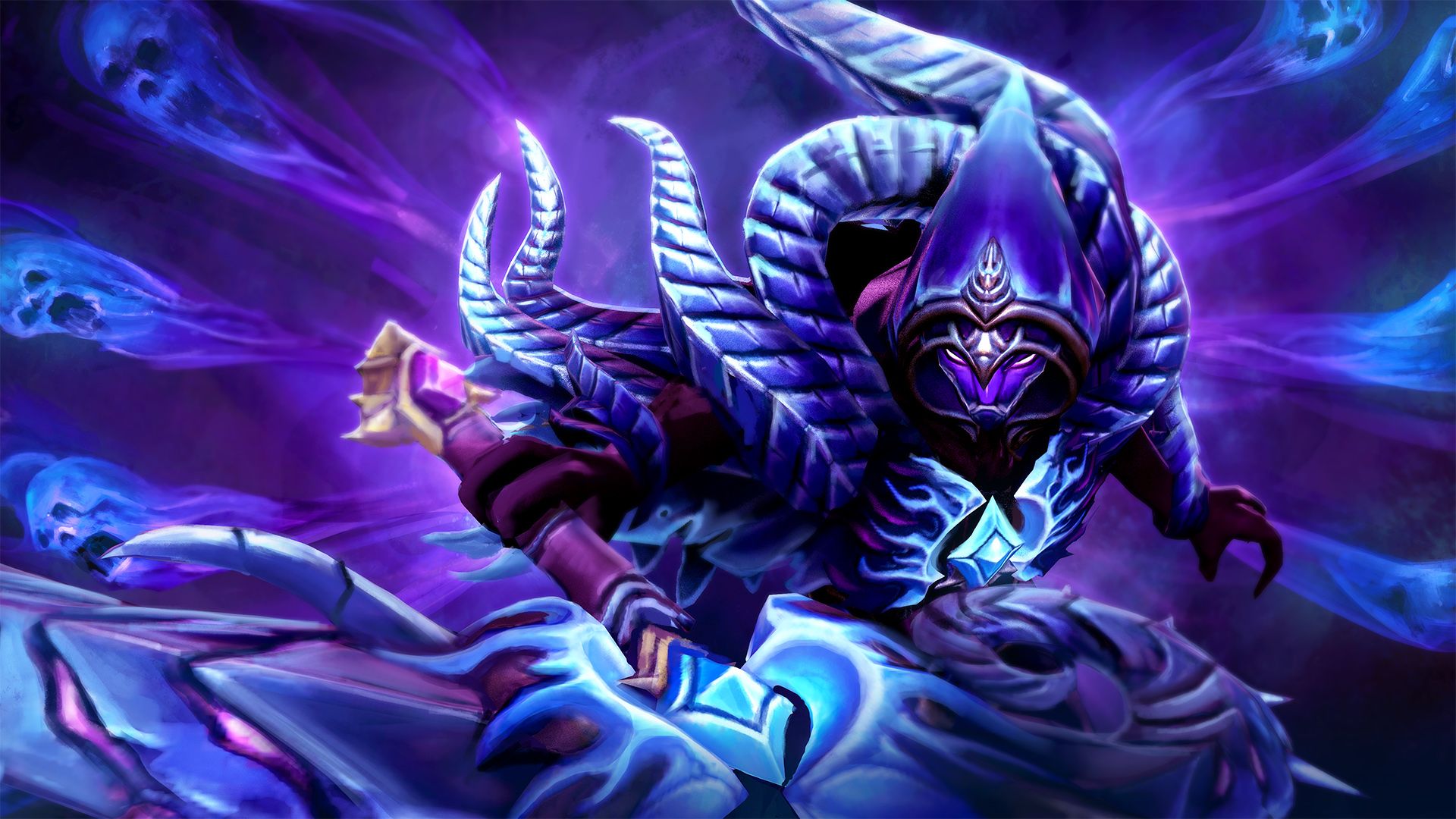 Spectre Dota 2 viola, 1920x1080 Full HD 1080p, PC