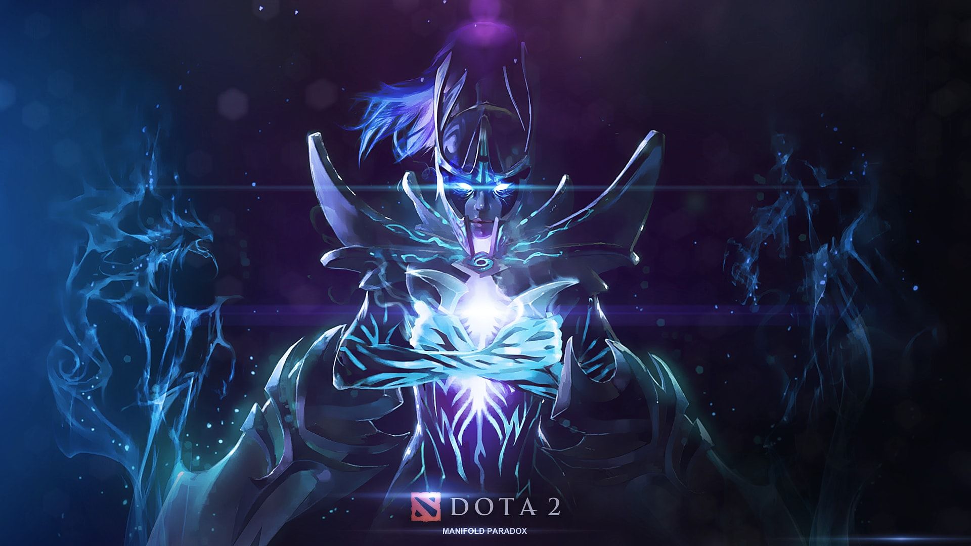 Spectre Dota 2 personaggio blu, 1920x1080 Full HD 1080p, Desktop