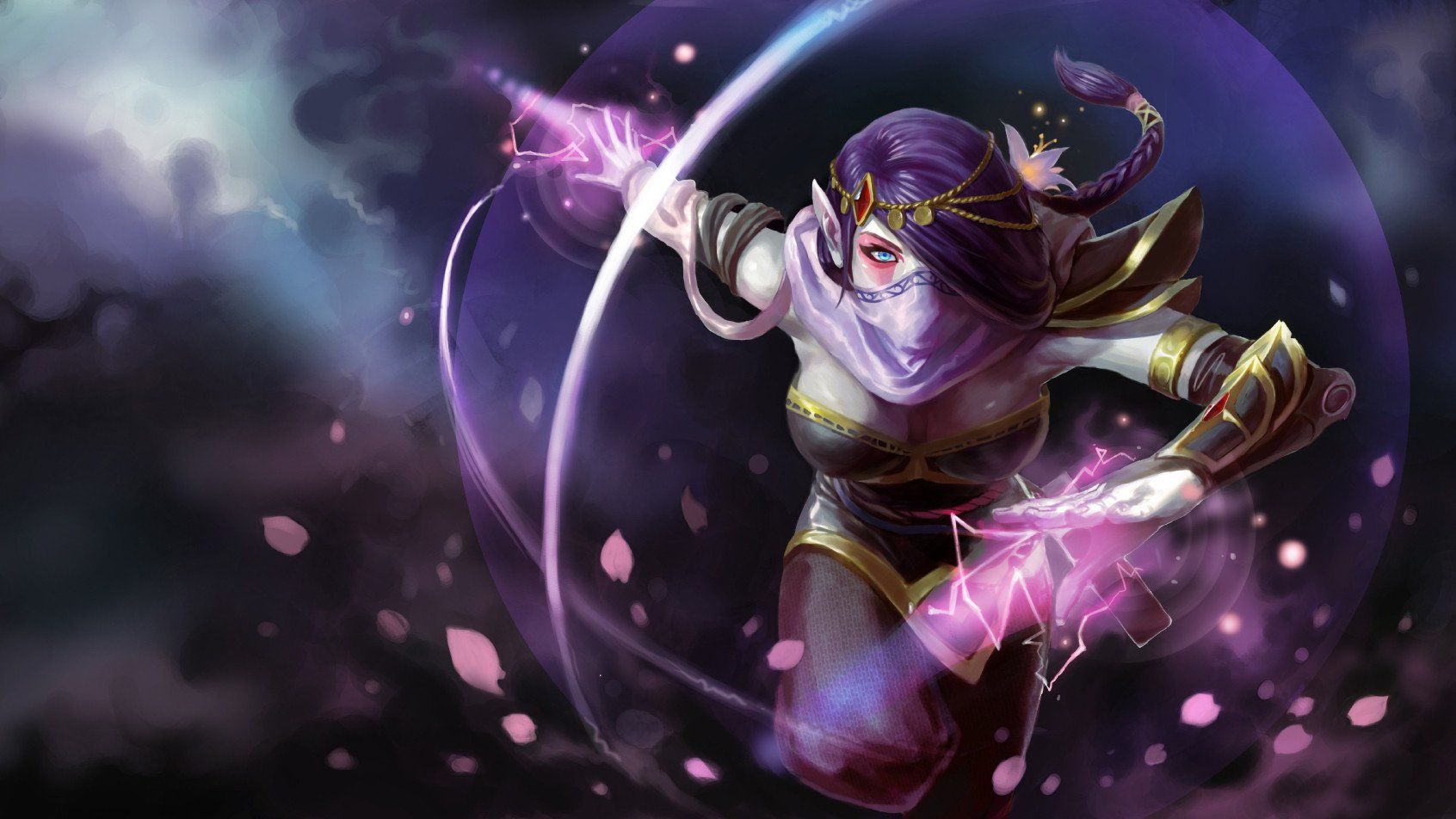 Spectre Dota 2 personaggio viola, 1692x952 900p, Desktop