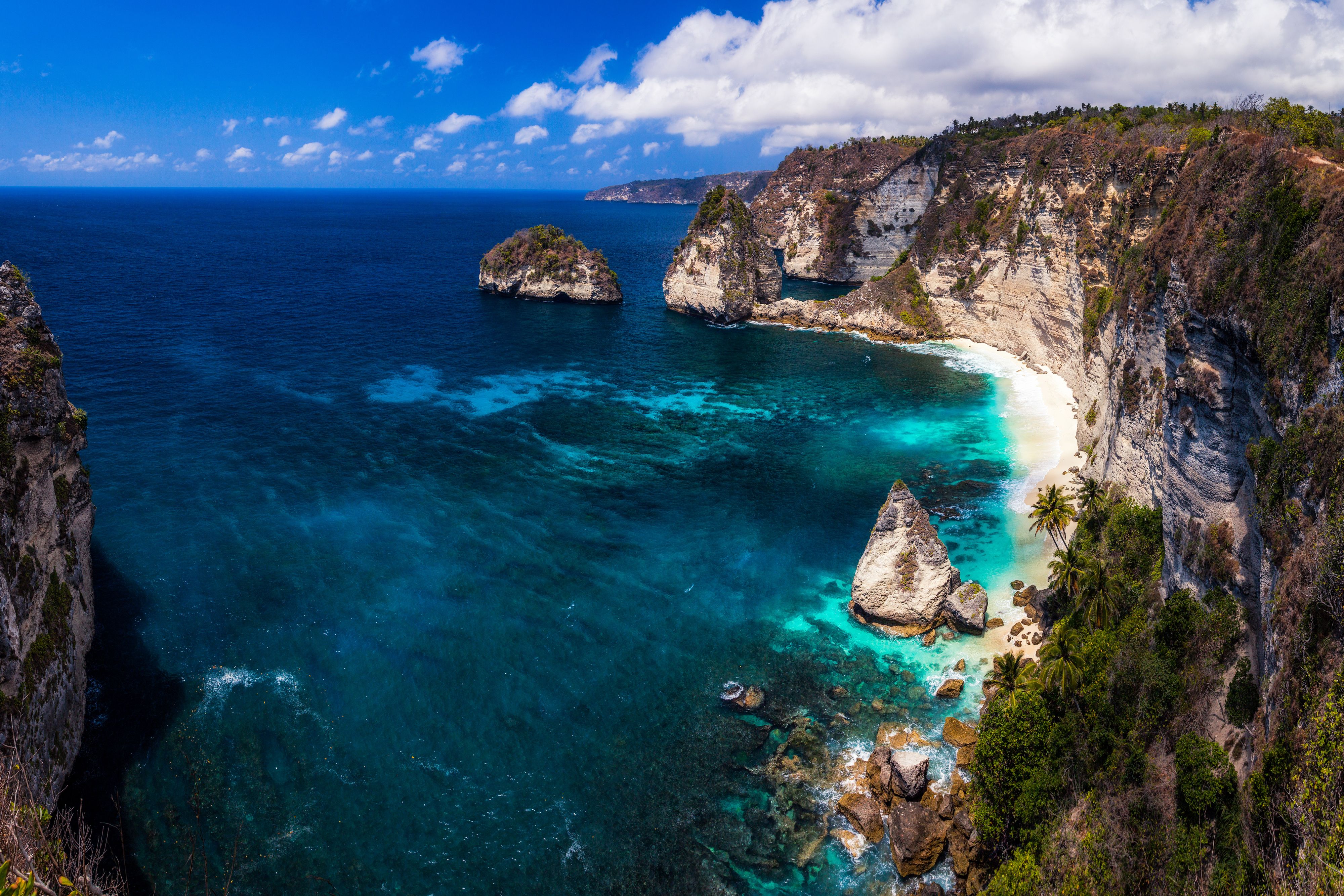 Scogliere e mare Nusa Penida Bali, 4000x2667 UHD, PC 4K