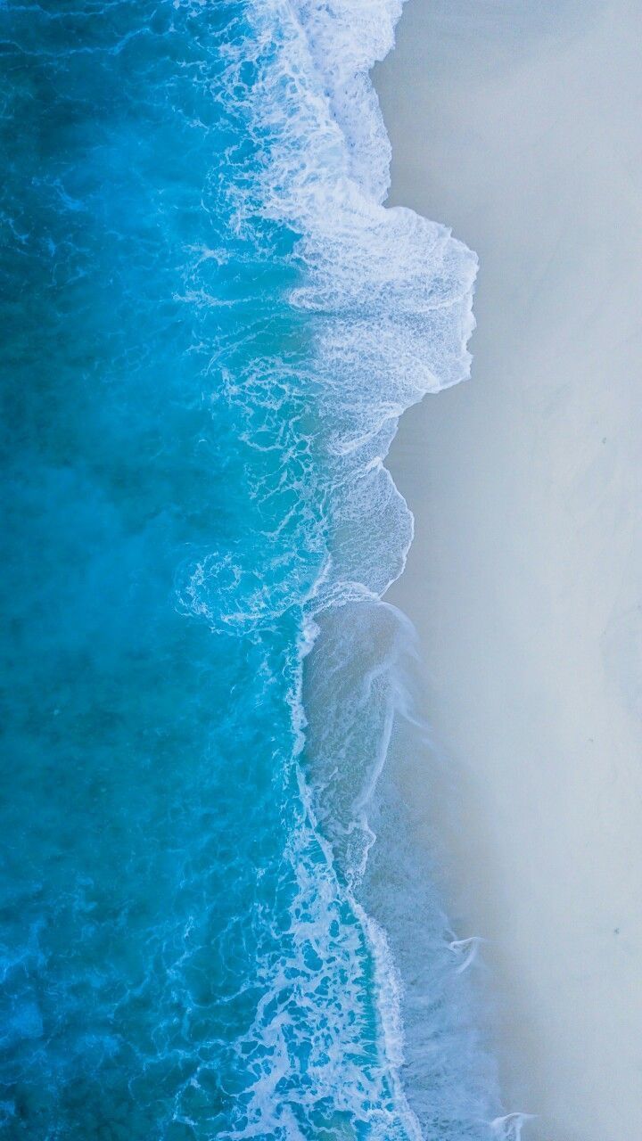 Onde oceano vista aerea, 720x1280 Full HD Verticale, iPhone