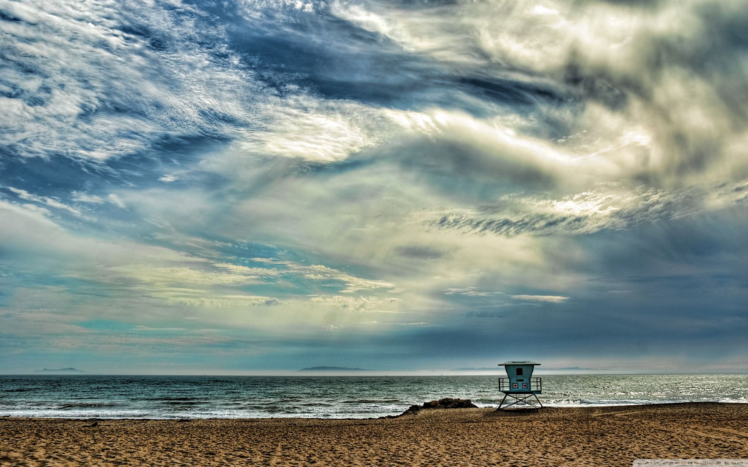 Spiaggia baia scogliere verdi, 1920x1080 Full HD, PC Desktop