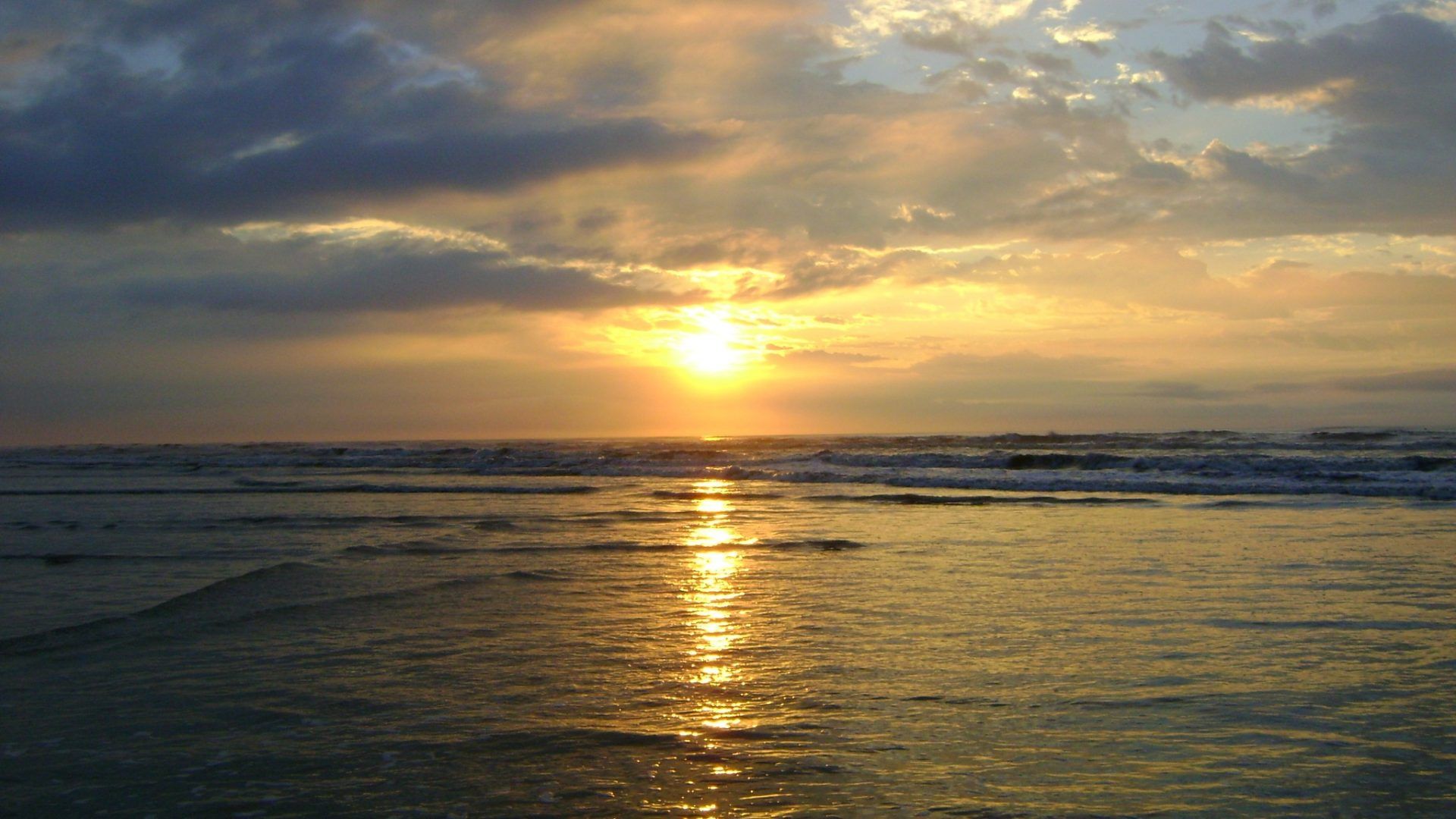 Spiaggia al tramonto arancione, 2732x2732 WQXGA, Monitor Gaming