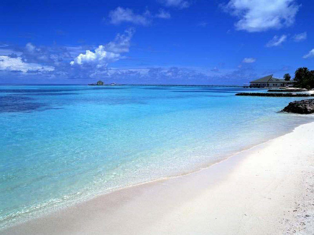Spiaggia tropicale mare turchese, 1024x768 HD, Desktop