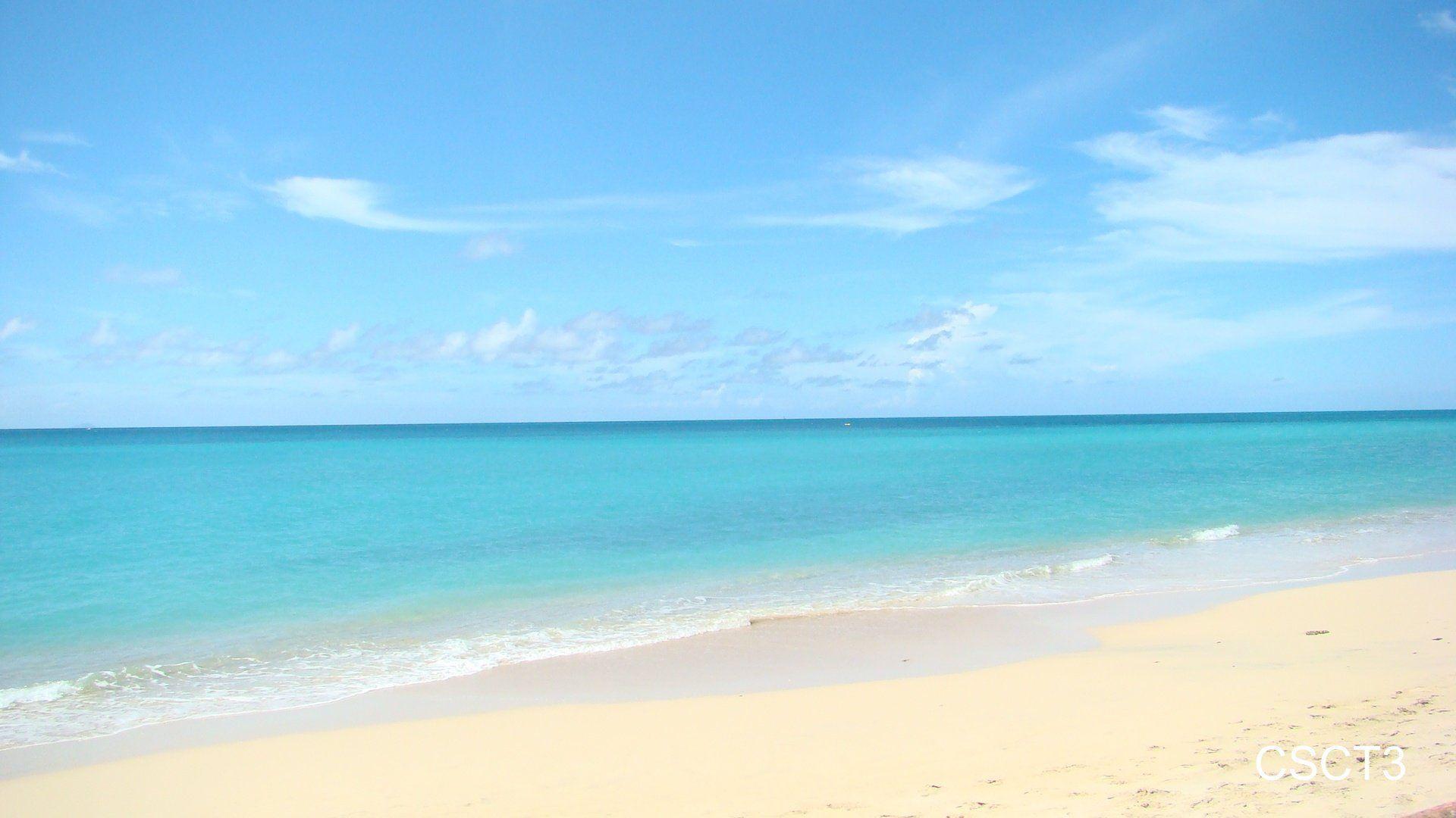 Spiaggia caraibica mare turchese, 1920x1080 Full HD, PC Desktop