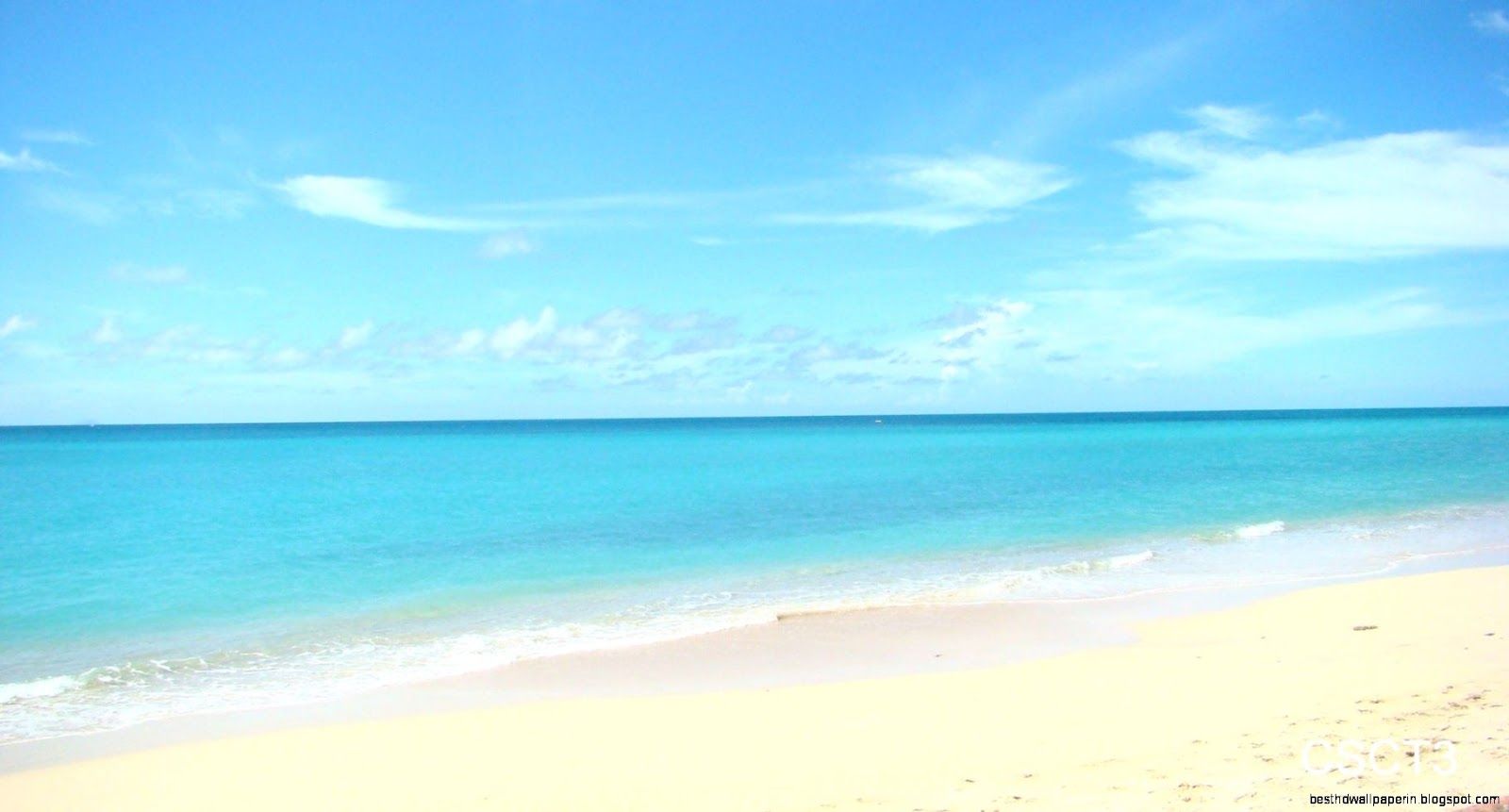 Spiaggia caraibica acqua turchese, 1600x861 HD, Desktop
