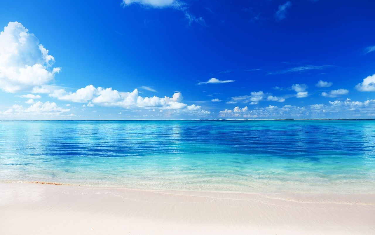 Spiaggia caraibica mare turchese, 1280x802 720p, Monitor Gaming