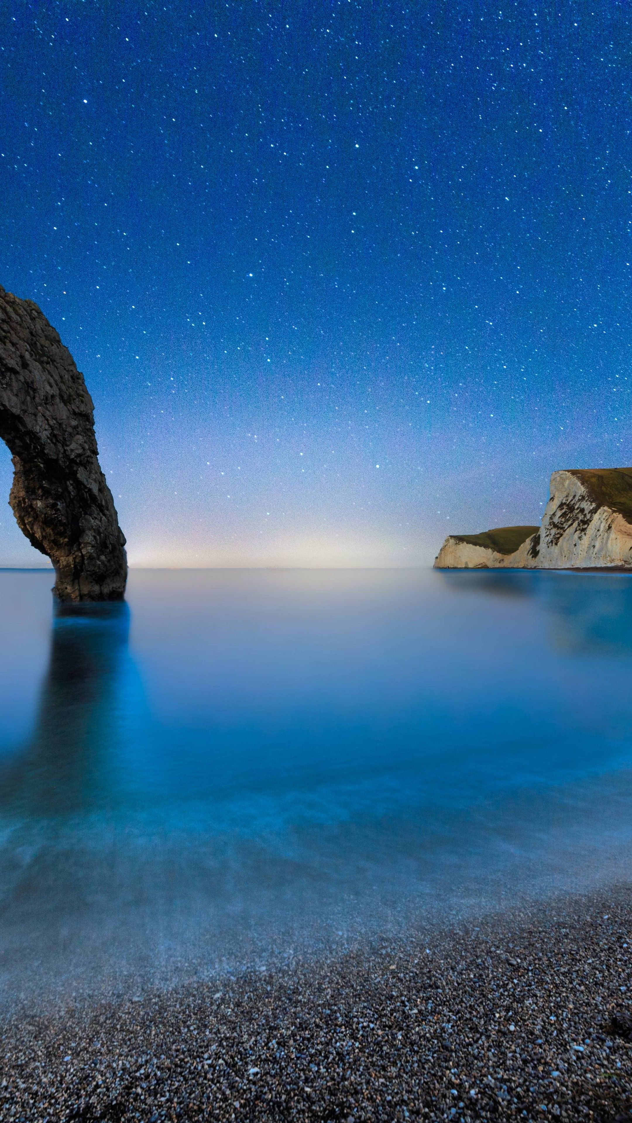 Durdle Door spiaggia notturna, 2160x3840 Verticale, Telefono