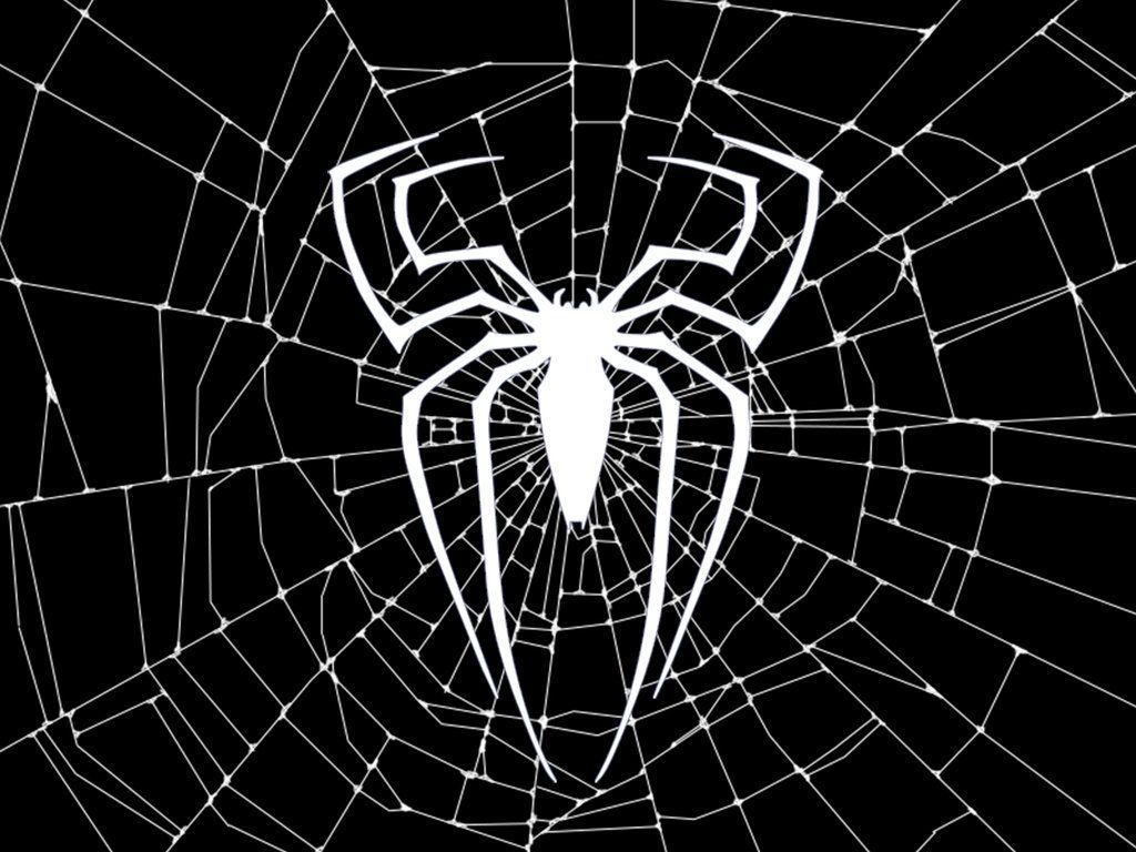 Logo Spider-Man su ragnatela, 1024x768 HD, Desktop