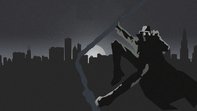 Spider-Man silhouette città notturna, 3840x2160 Ultra HD, 4K TV