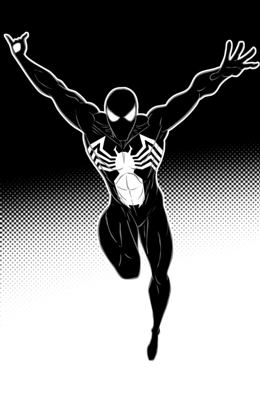 Spider-Man tuta nera, 900x1391 Full HD Verticale, Smartphone