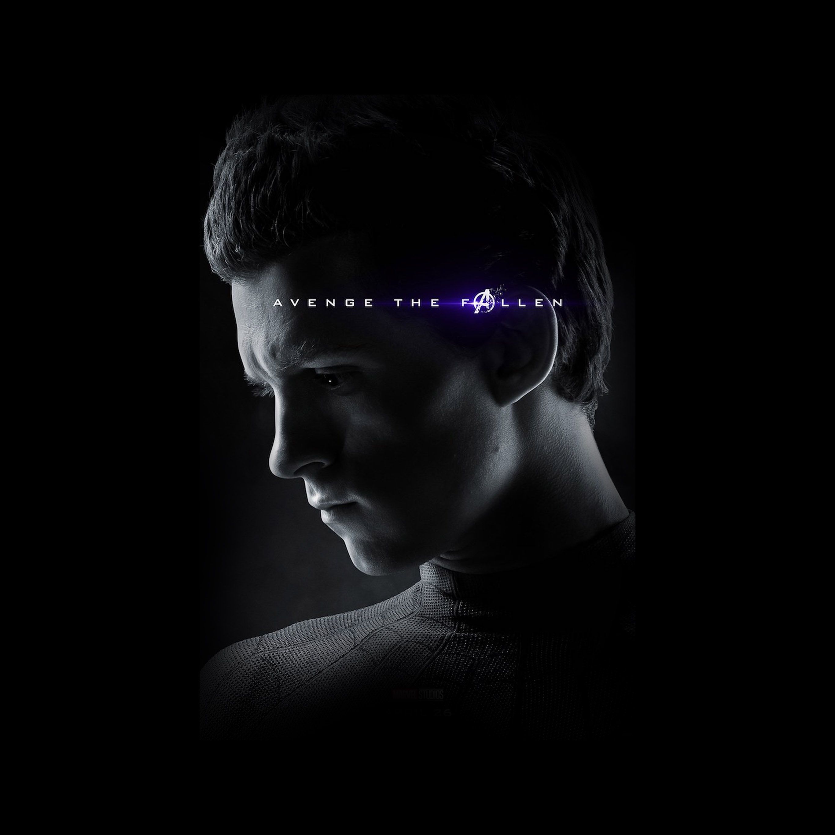 Spider-Man Endgame poster bianco e nero, 2732x2732 2K+, Desktop