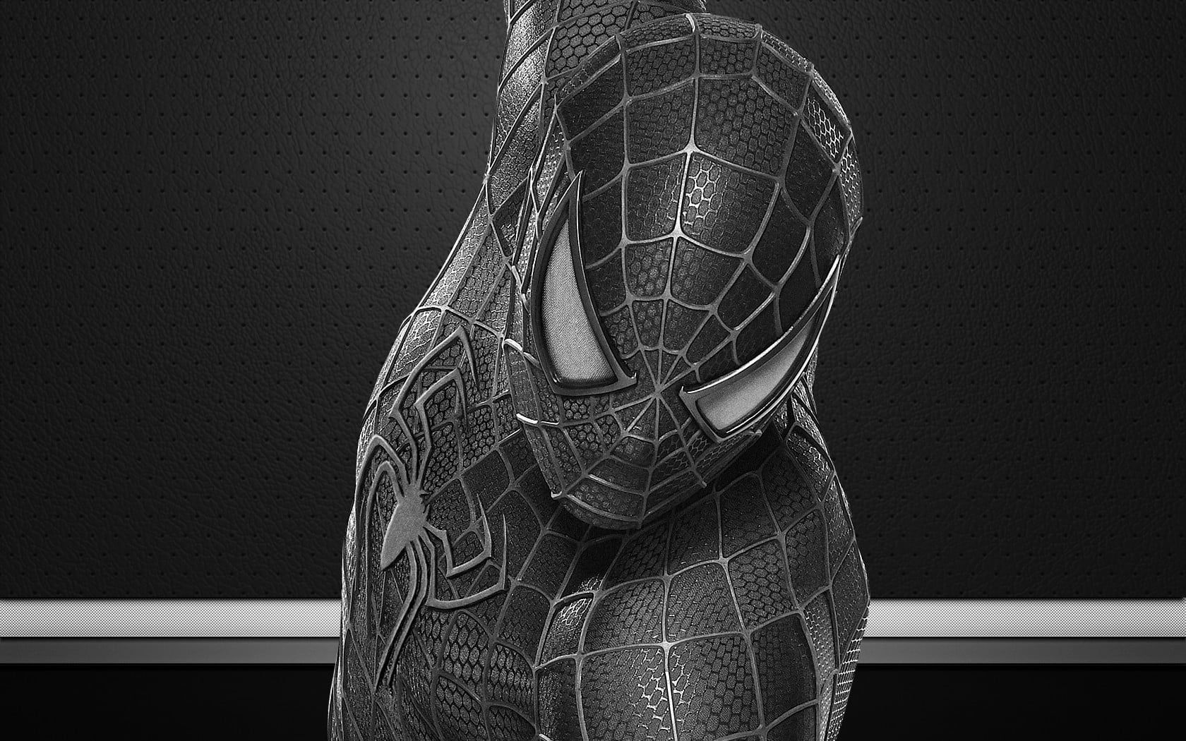 Spider-Man in bianco e nero, 1680x1050 HD Ready, Desktop