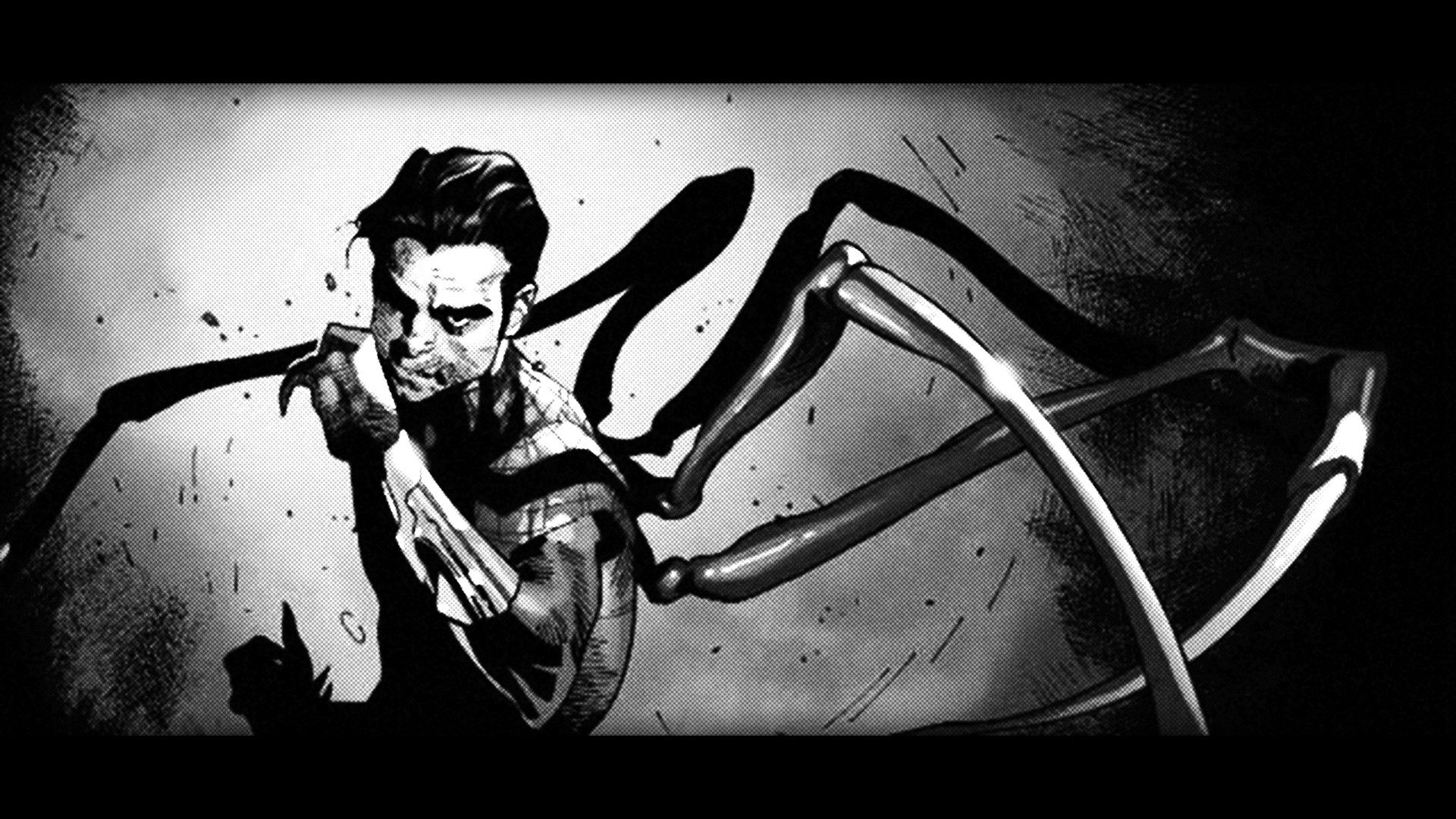 Spider-Man in bianco e nero, 1920x1080 Full HD 1080p, Laptop
