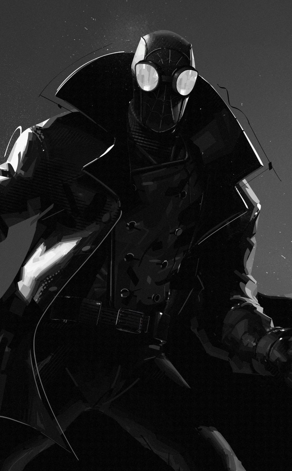Spider-Man Noir bianco e nero, 950x1534 Verticale, Mobile