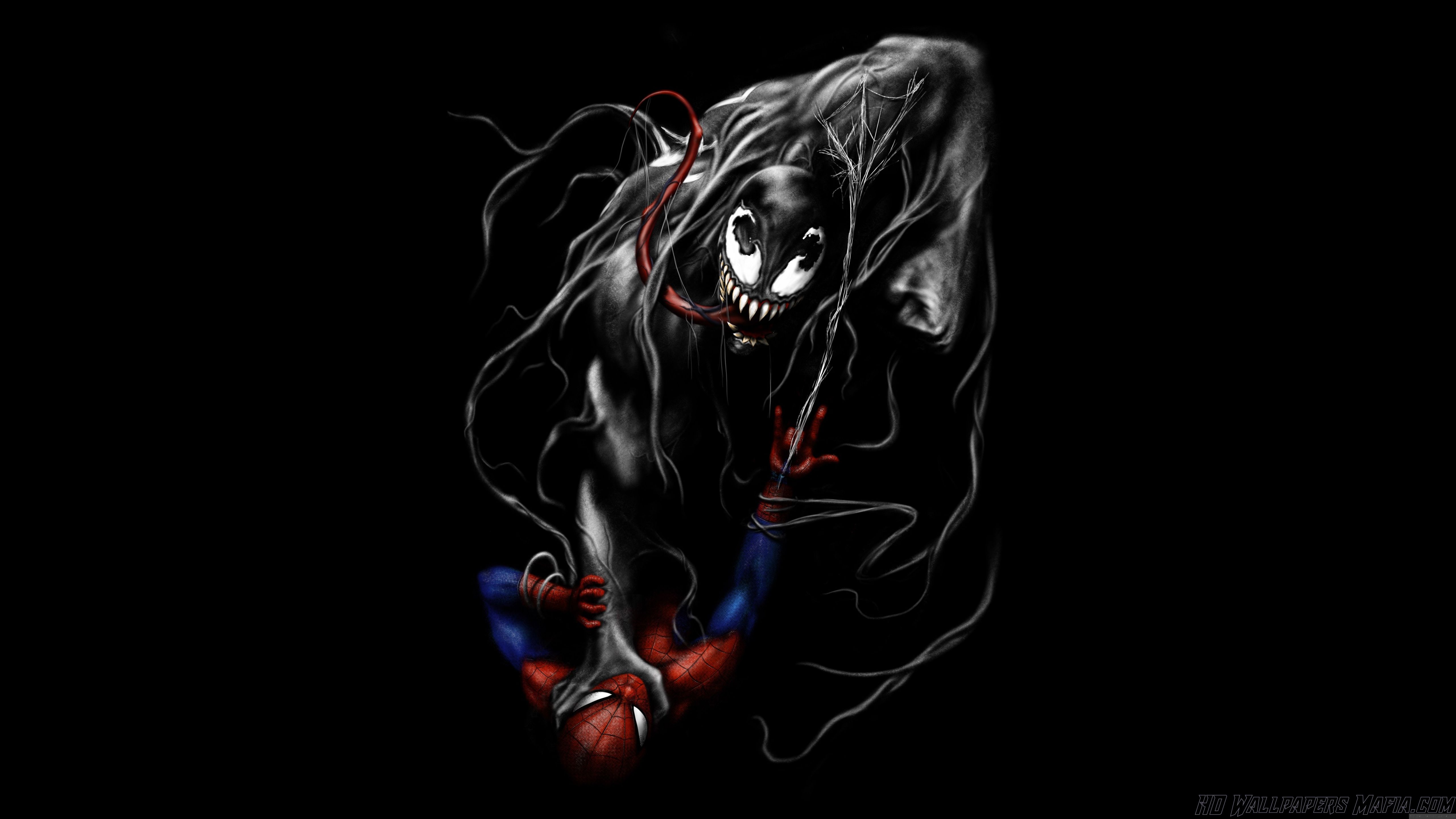 Spider-Man contro Venom, 5120x2880 Ultra HD, 4K TV