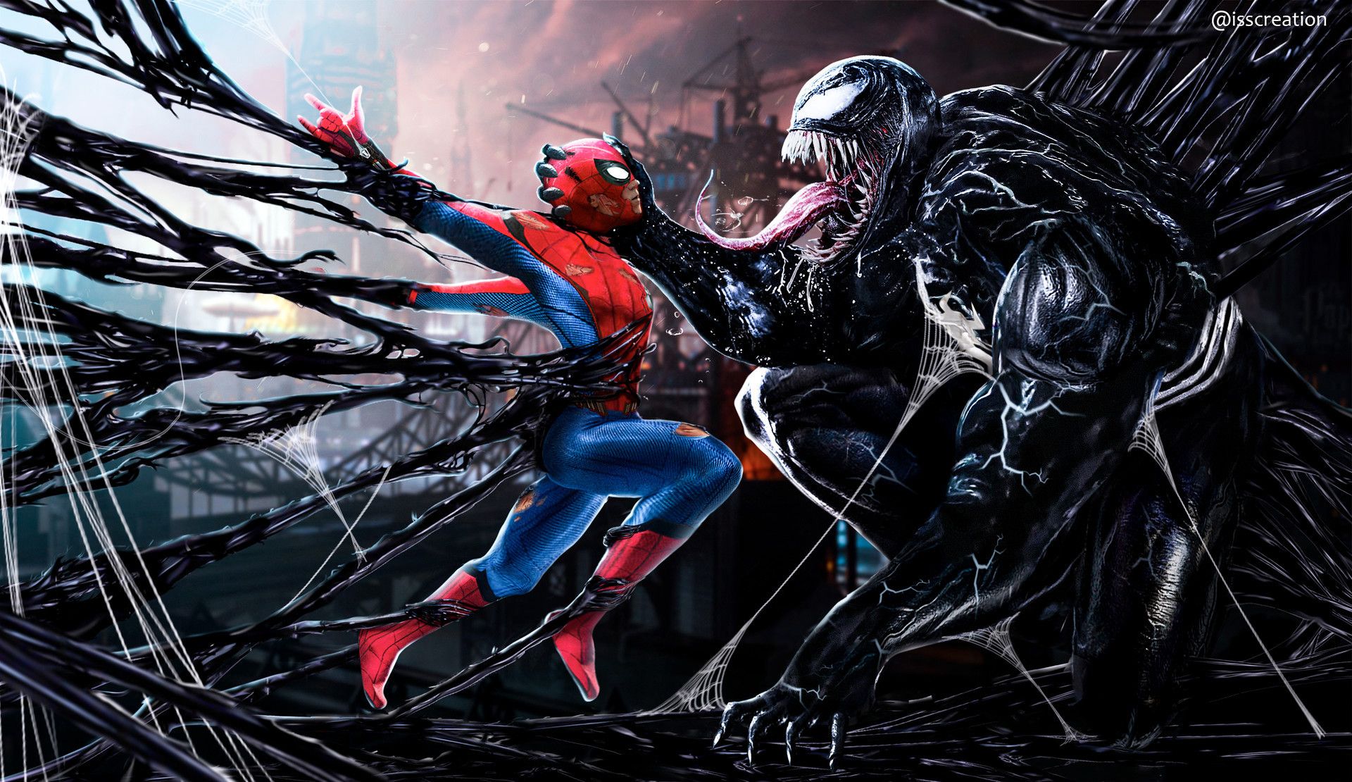Spider-Man contro Venom, 1920x1110 Full HD 1080p, PC Desktop