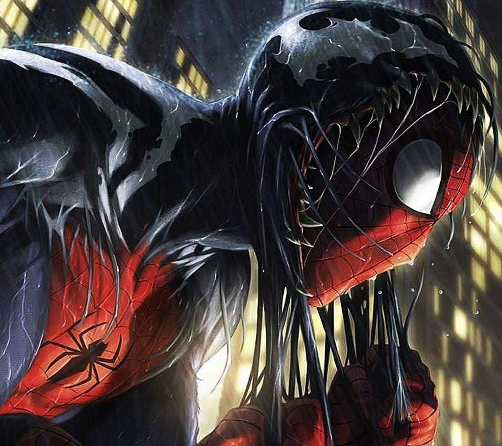Spider-Man e Venom fusi, 1024x910 HD, Desktop