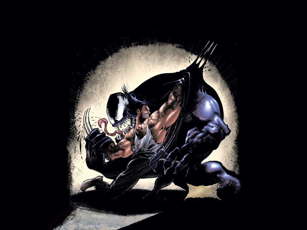 Venom contro Wolverine, tunnel, 1024x768 HD, iMac