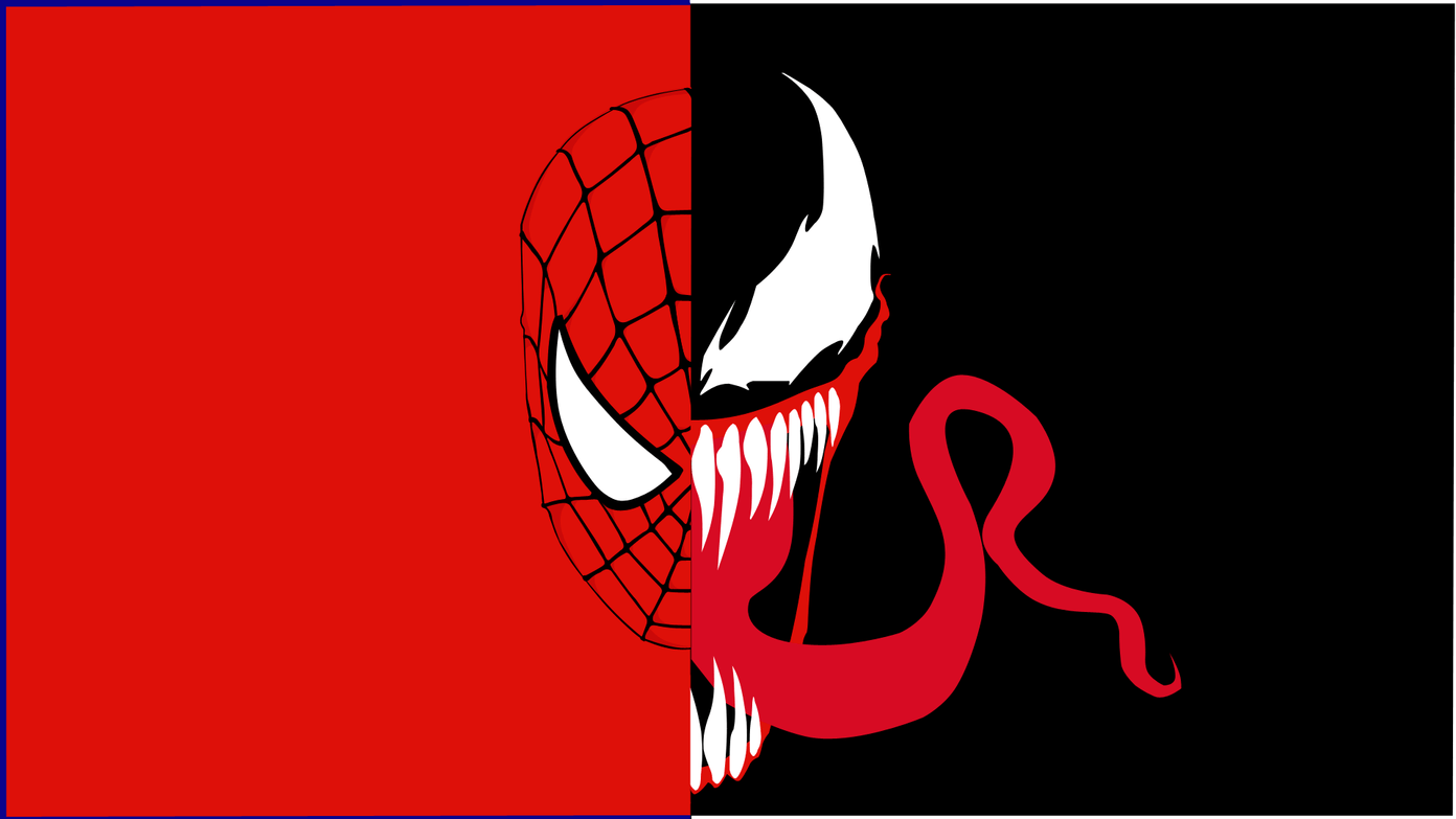 Spider-Man e Venom maschere divise, 1392x783 HD, Desktop
