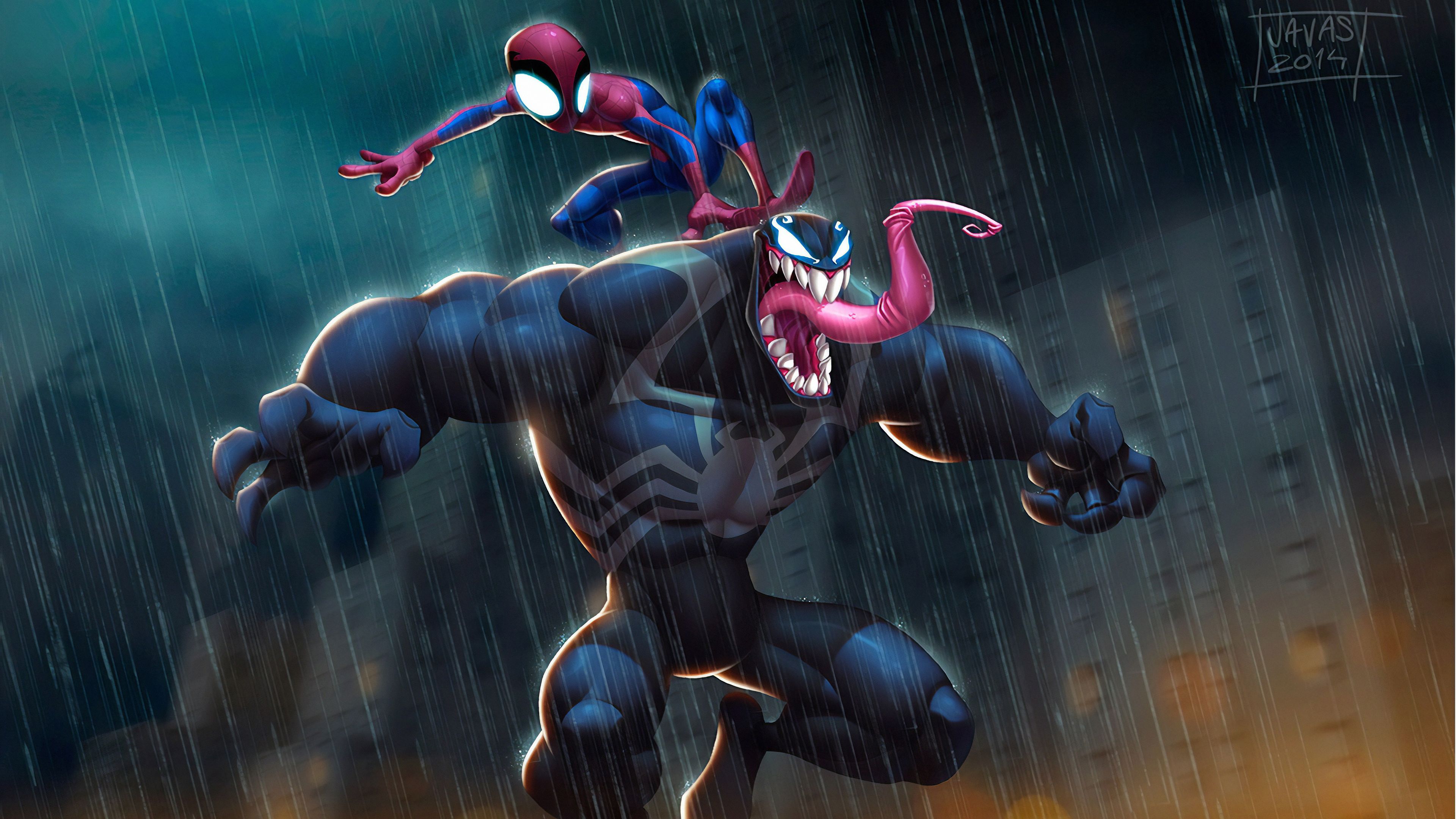 Spider-Man e Venom, 3840x2160 Ultra HD, 4K TV