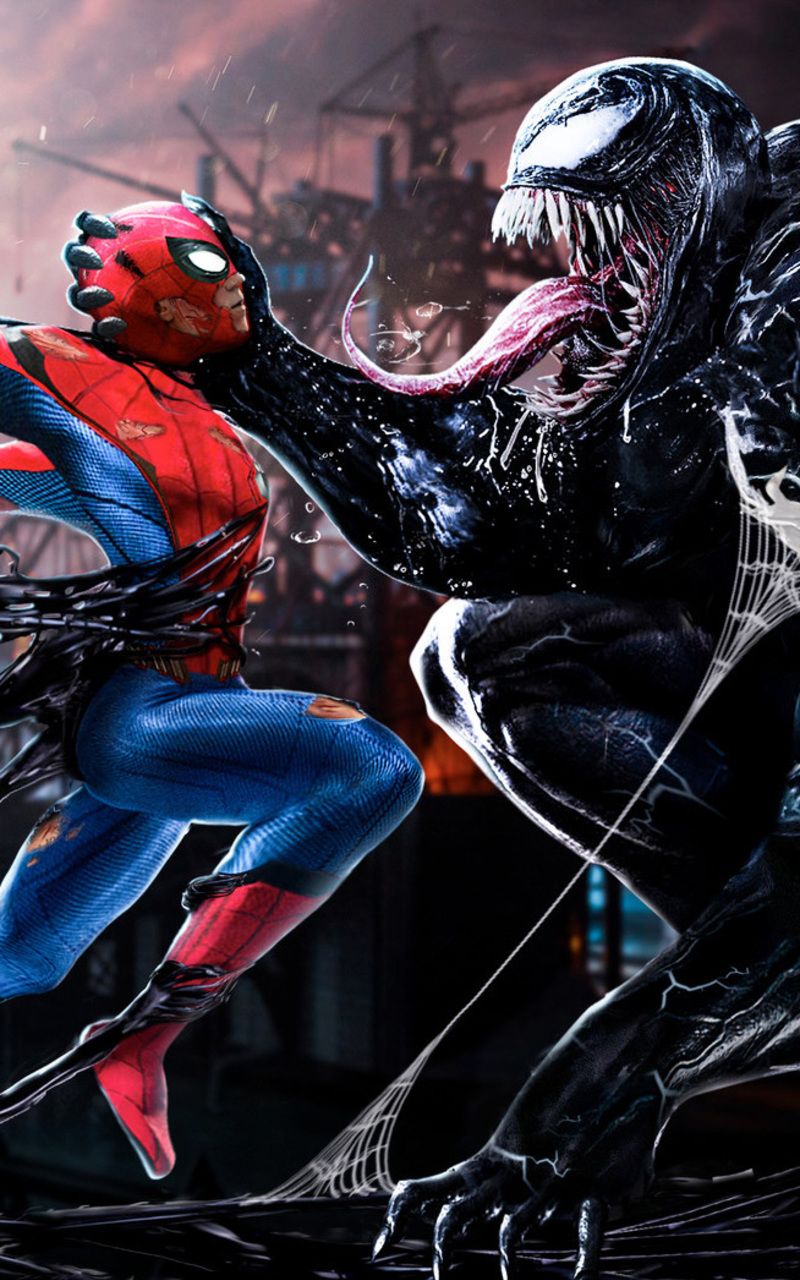 Spider-Man contro Venom, 800x1280 Verticale, OnePlus