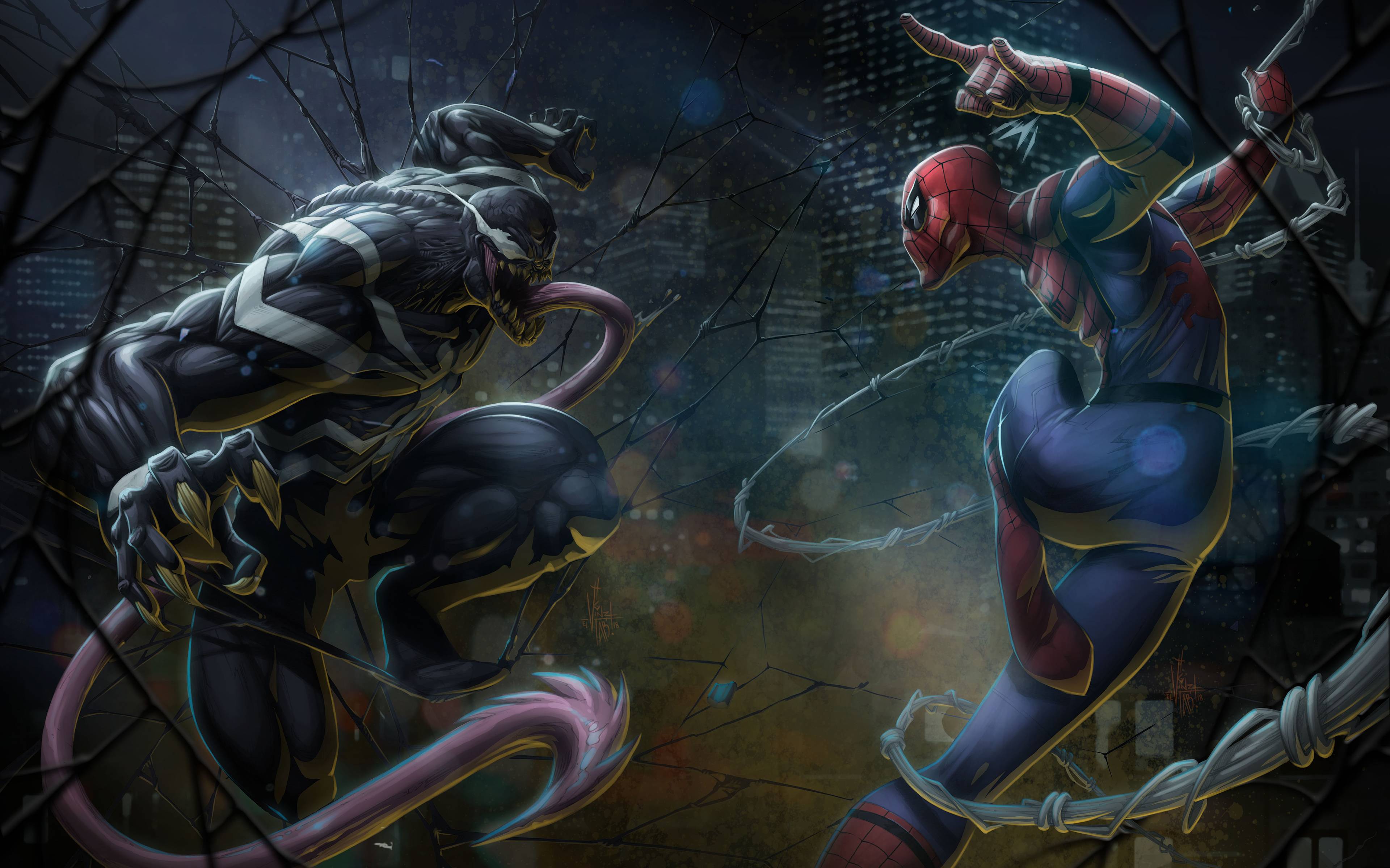 Spider-Man contro Venom, 3840x2400 Ultra HD, 4K TV