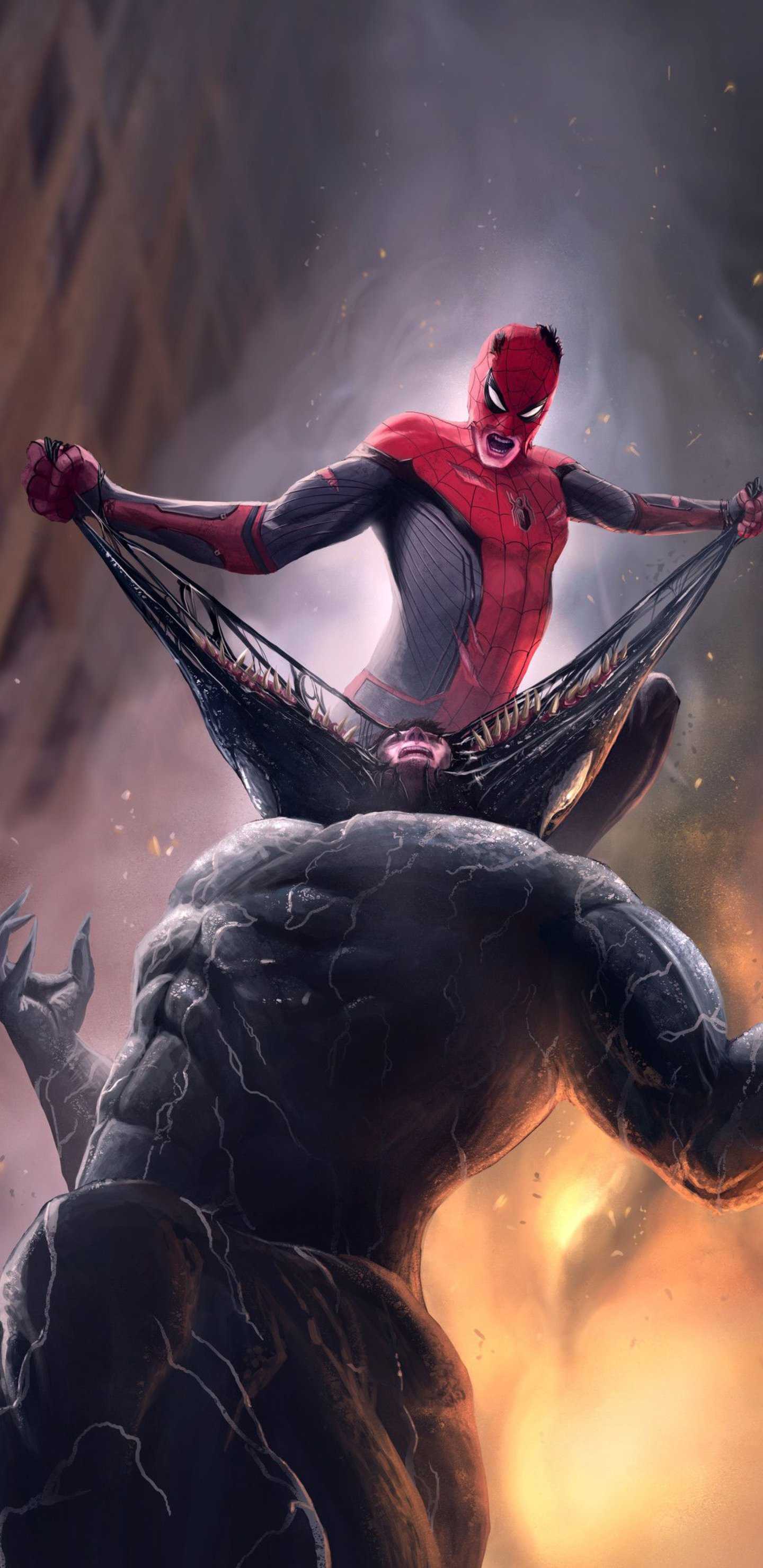 Spider-Man contro Venom, 1440x2960 Full HD Verticale, iPhone