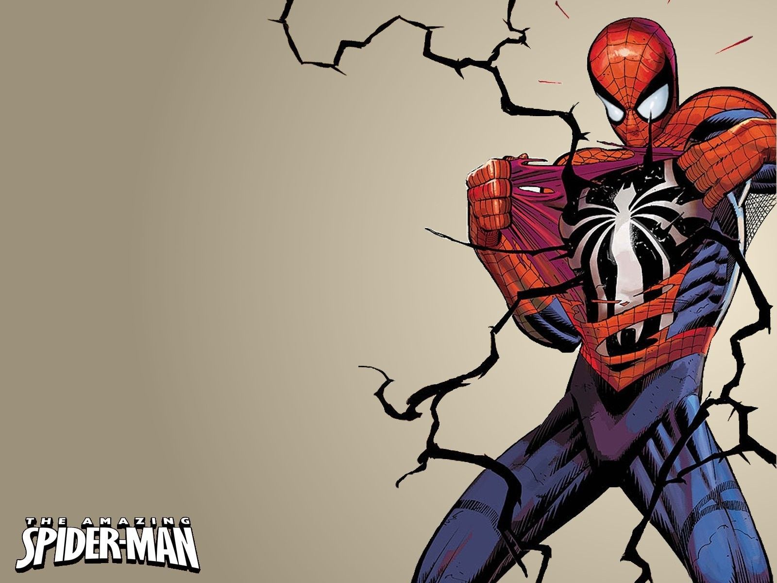 Spider-Man con simbionte venom, 1600x1200 HD, Desktop