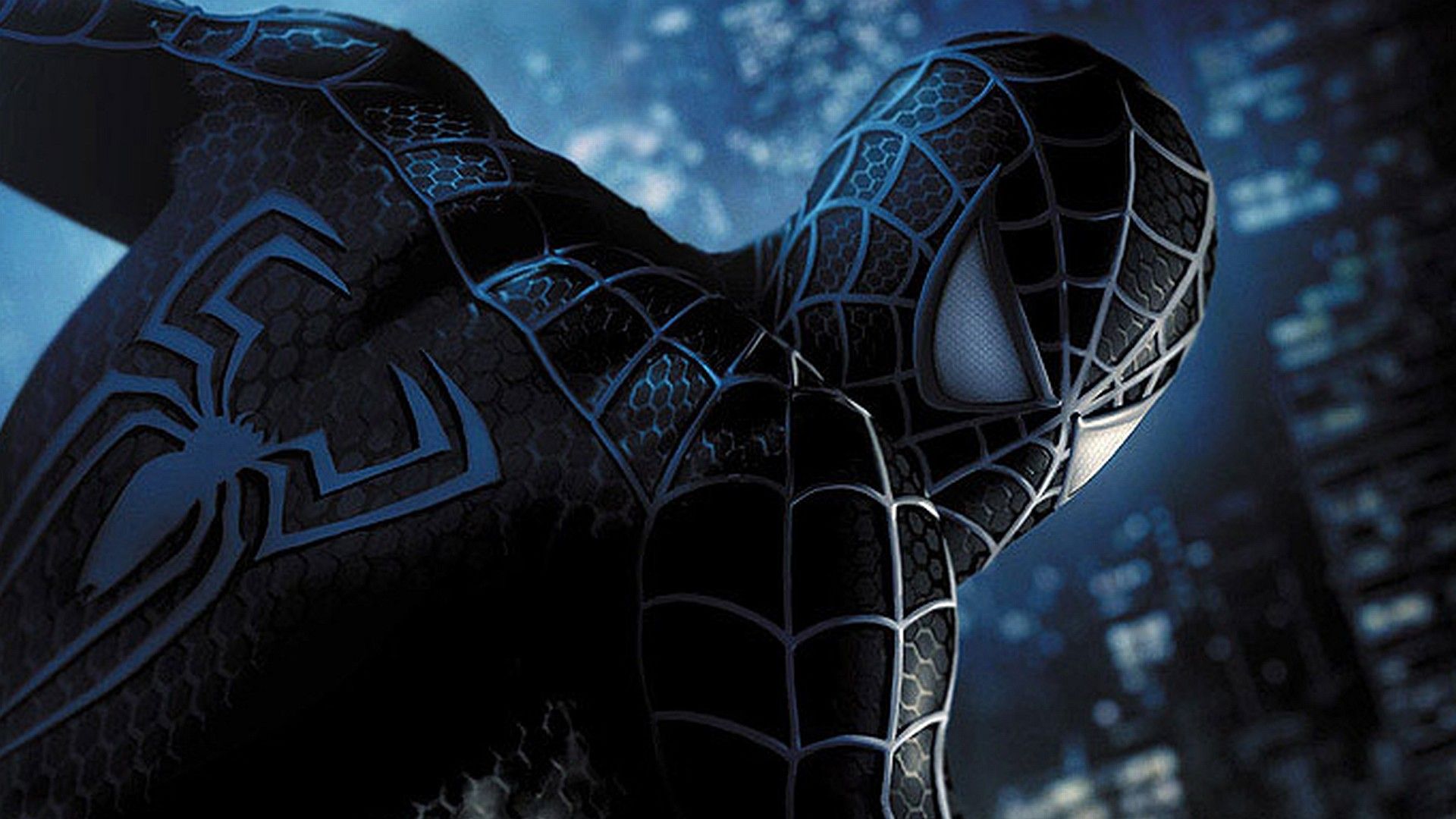 Spider-Man tuta nera, 1920x1080 Full HD, PC Desktop