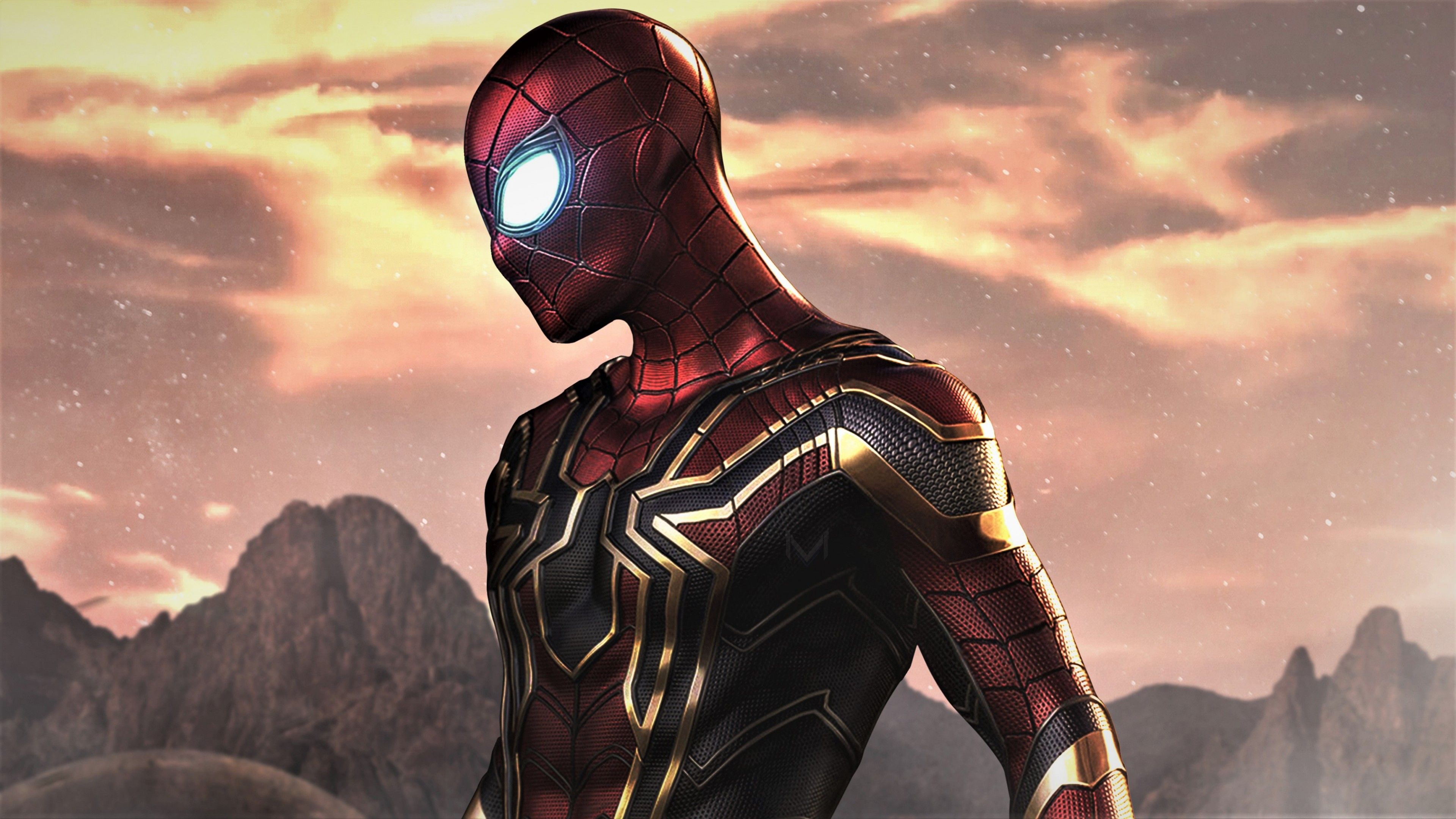 Spider-Man tuta hi-tech, 3840x2160 4K Ultra HD, Monitor 4K