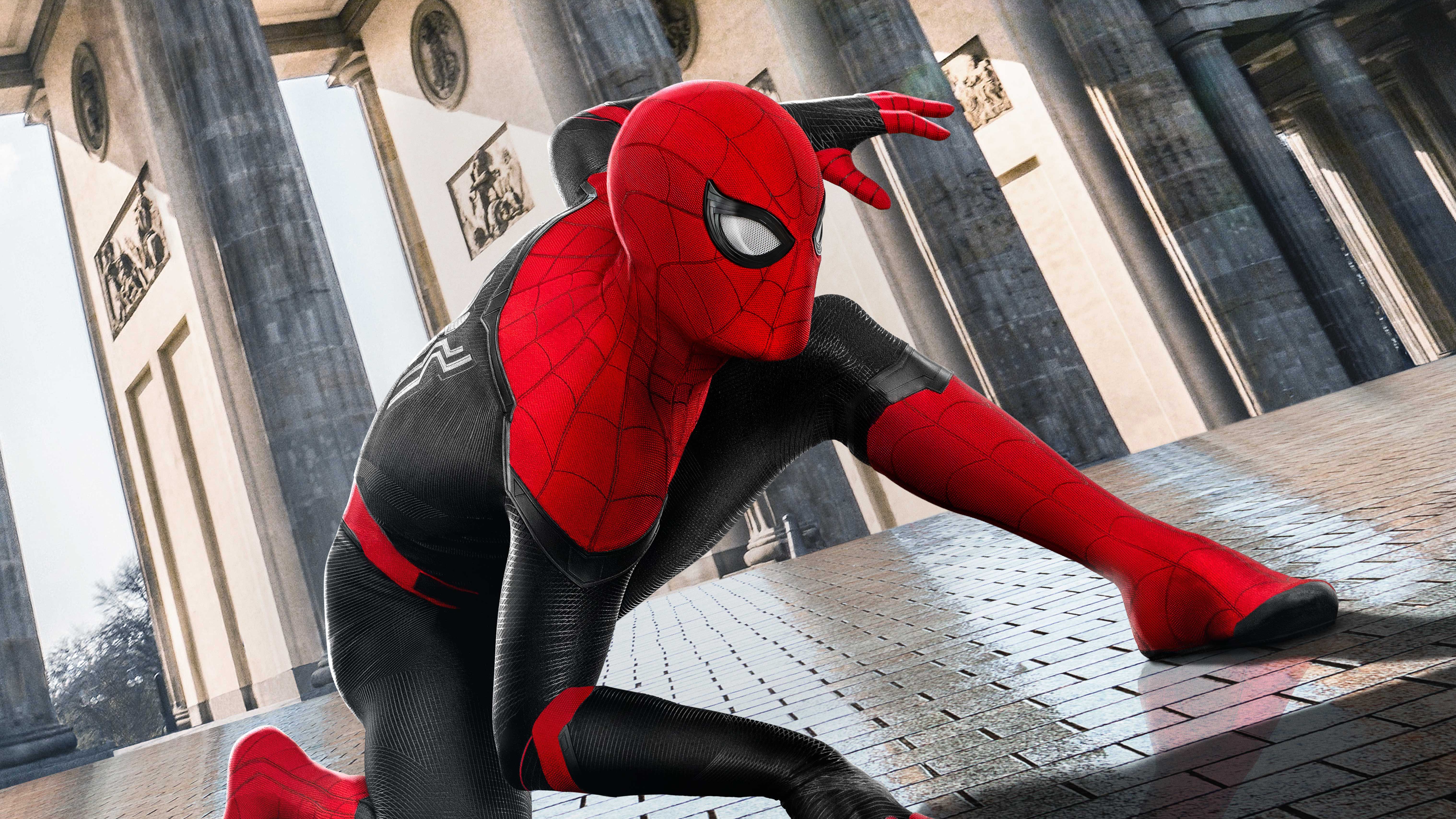 Spider-Man in posa accovacciata, 6072x3416 Ultra HD, 4K TV