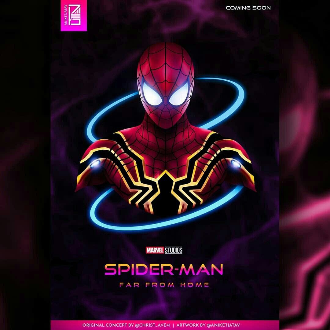 Spider-Man Far From Home poster, 1080x1080 HD, Desktop