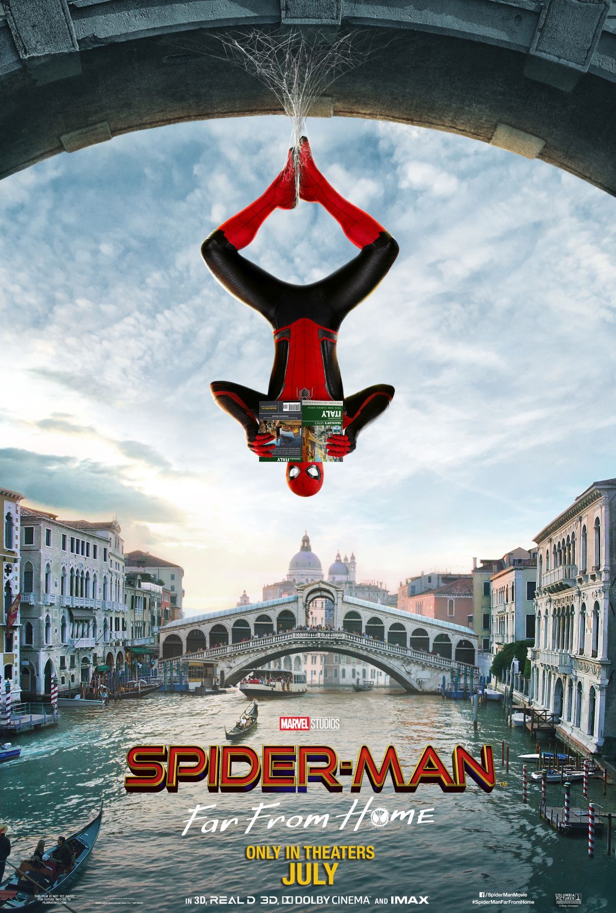 Spider-Man sospeso a Venezia, 1200x1779 Verticale, Telefono
