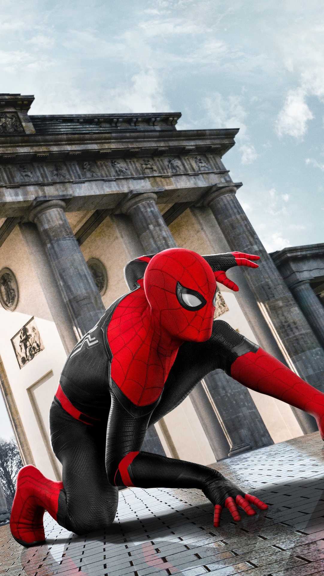 Spider-Man in posa accovacciata, 1082x1922 Full HD Verticale, Smartphone