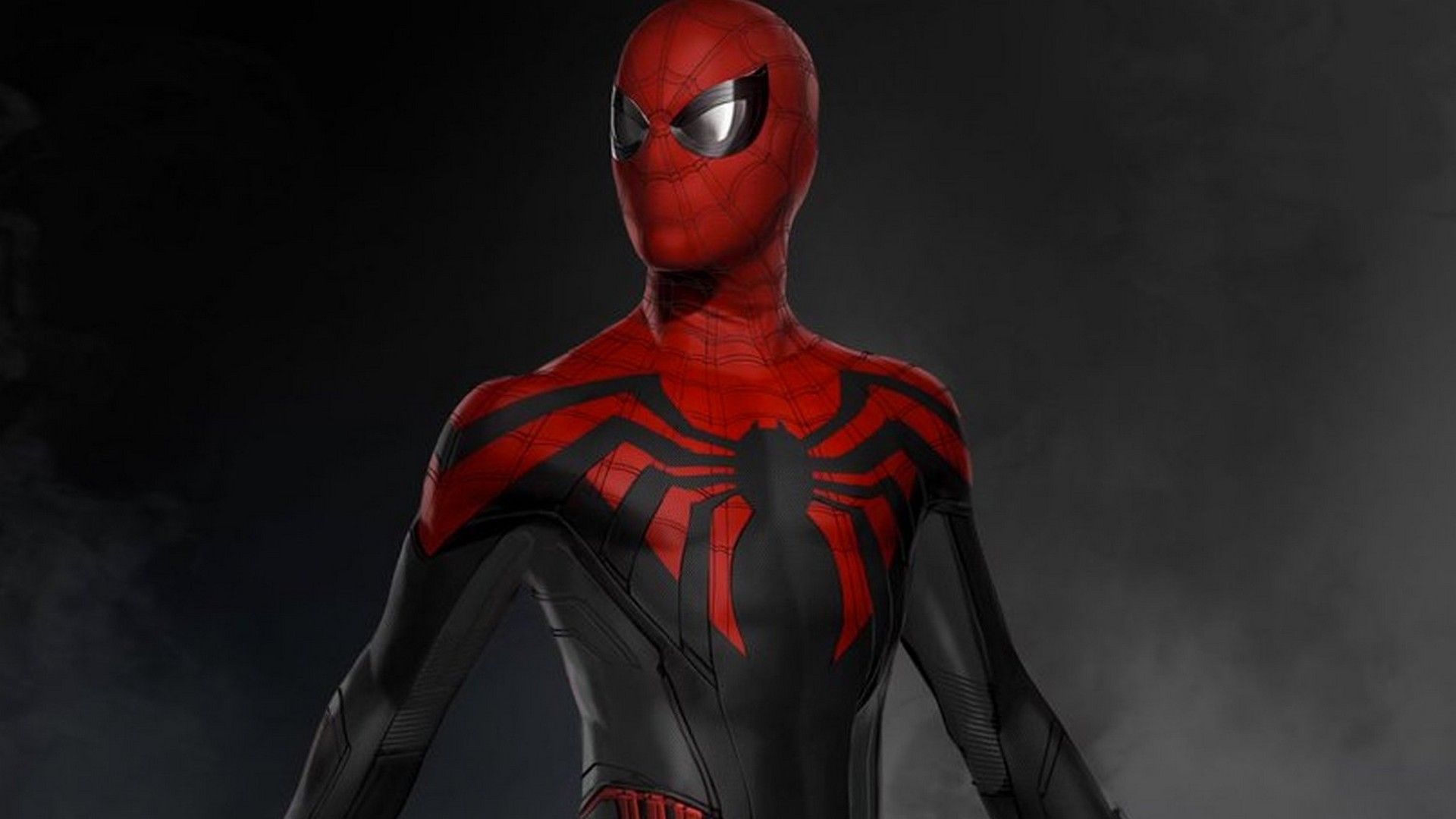 Spider-Man costume rosso nero, 1920x1080 Full HD, PC