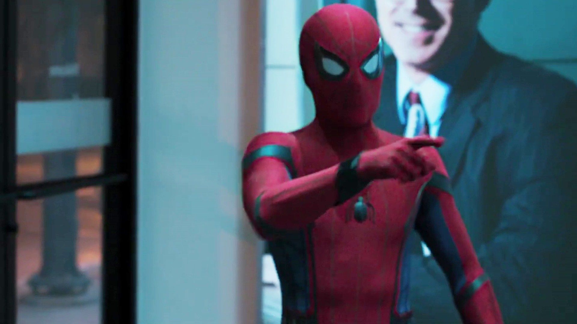 Spider-Man in costume rosso, 1920x1080 Full HD 1080p, PC