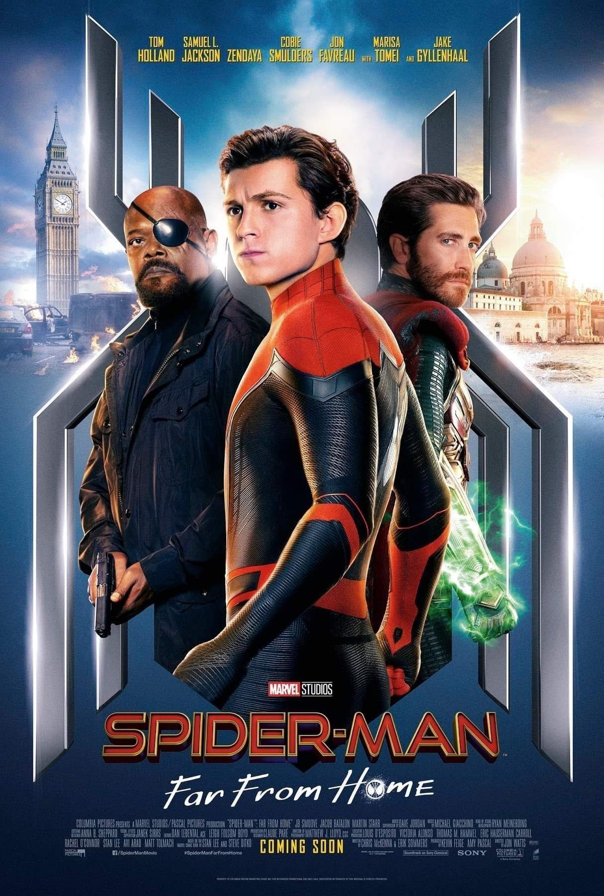 Poster Spider-Man Far From Home, 1215x1800 Verticale, OnePlus