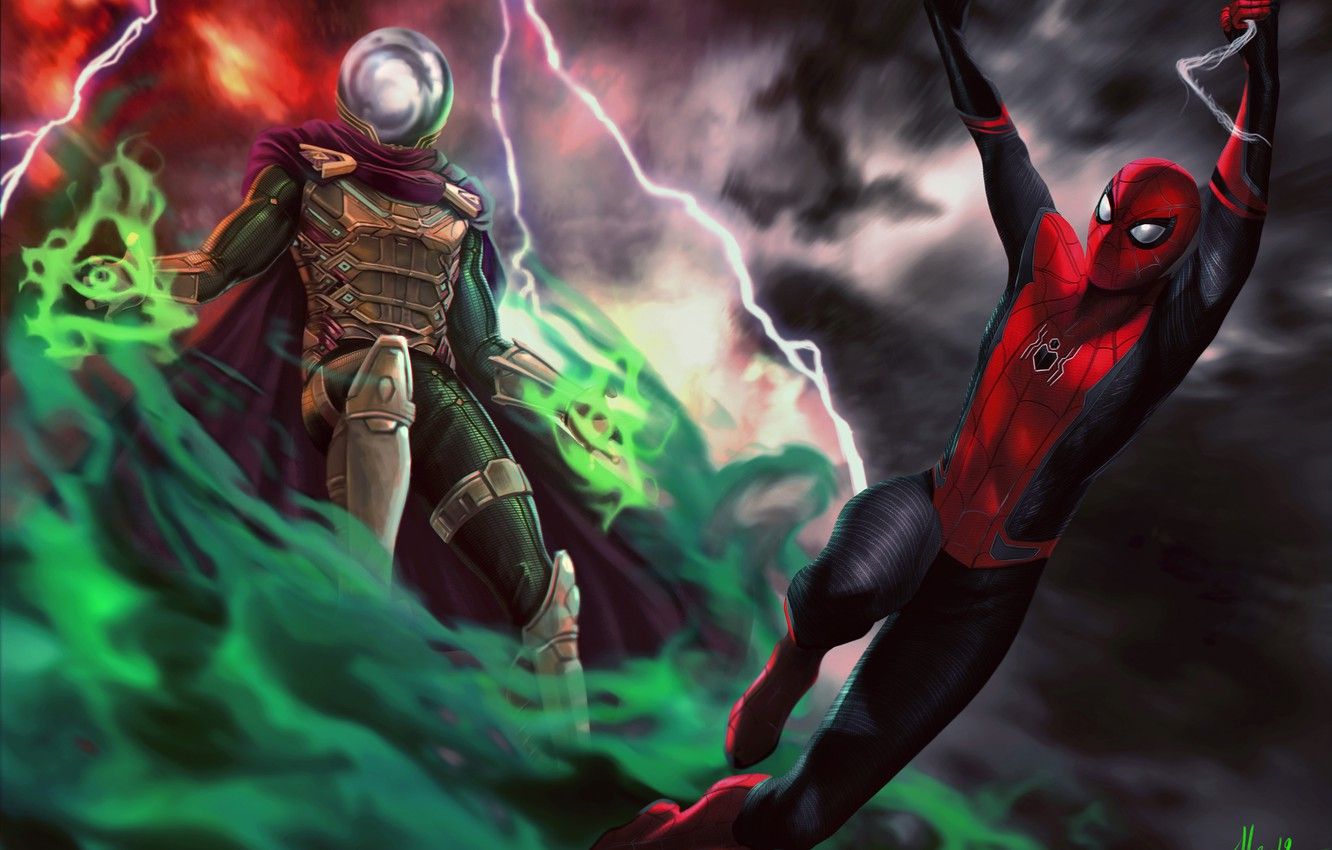 Spider-Man contro Mysterio, Uomo Ragno, 1332x850 HD, Desktop