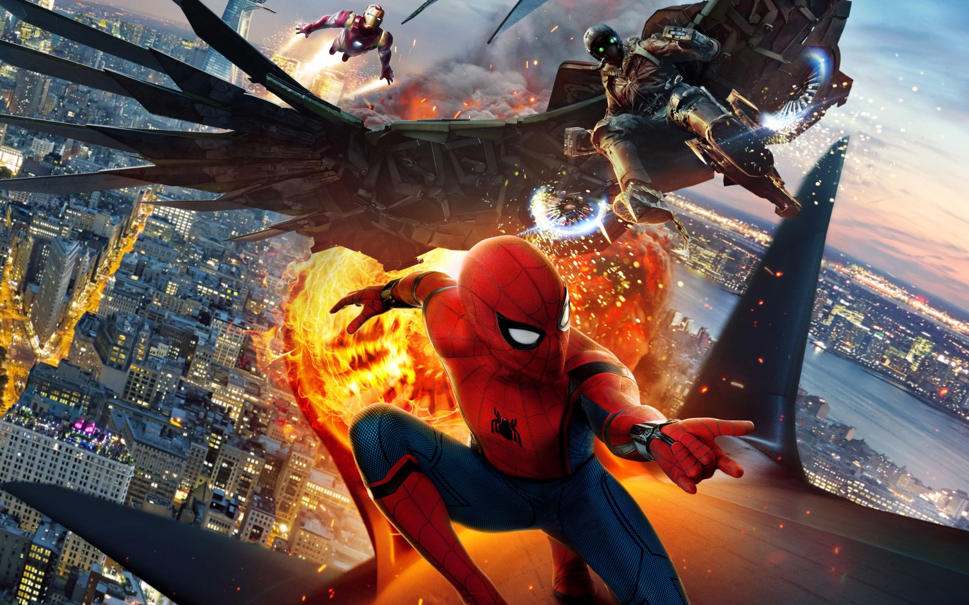 Spider-Man Homecoming poster film, 1920x1200 WUXGA, Desktop