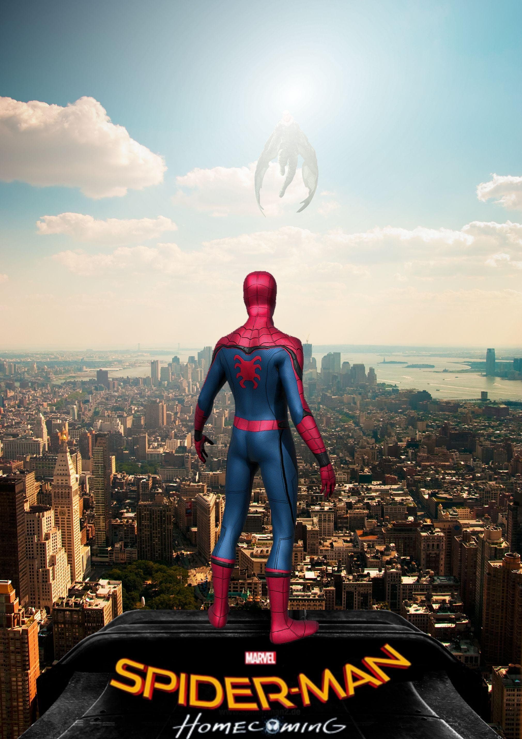 Spider-Man Homecoming poster città, 2020x2859 Verticale, Telefono
