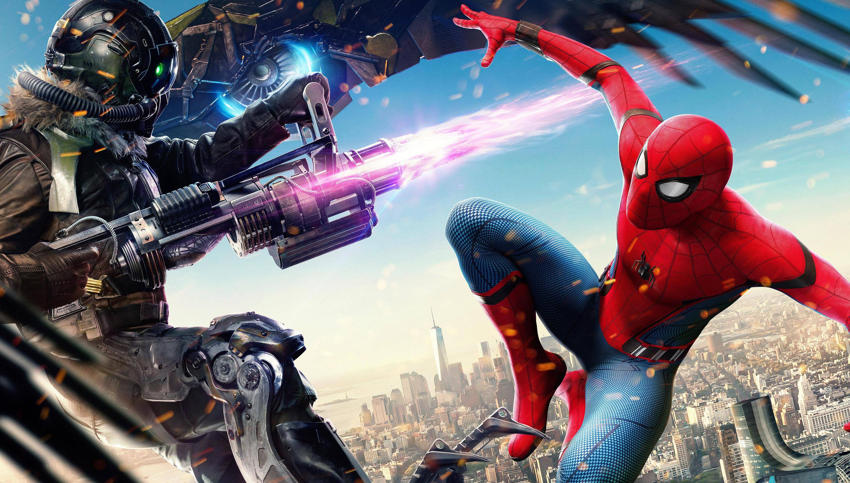 Spider-Man contro Vulture Homecoming, 4096x2331 4K, Desktop 4K