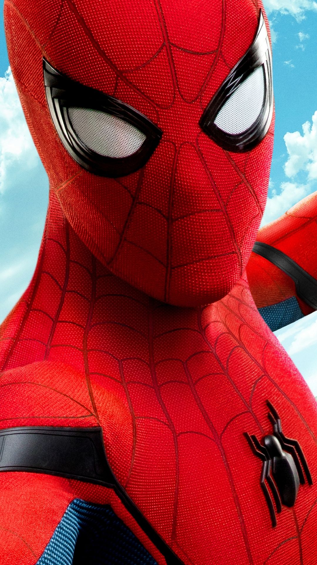 Spider-Man Homecoming maschera rossa, 1080x1920 Full HD Verticale, iPhone