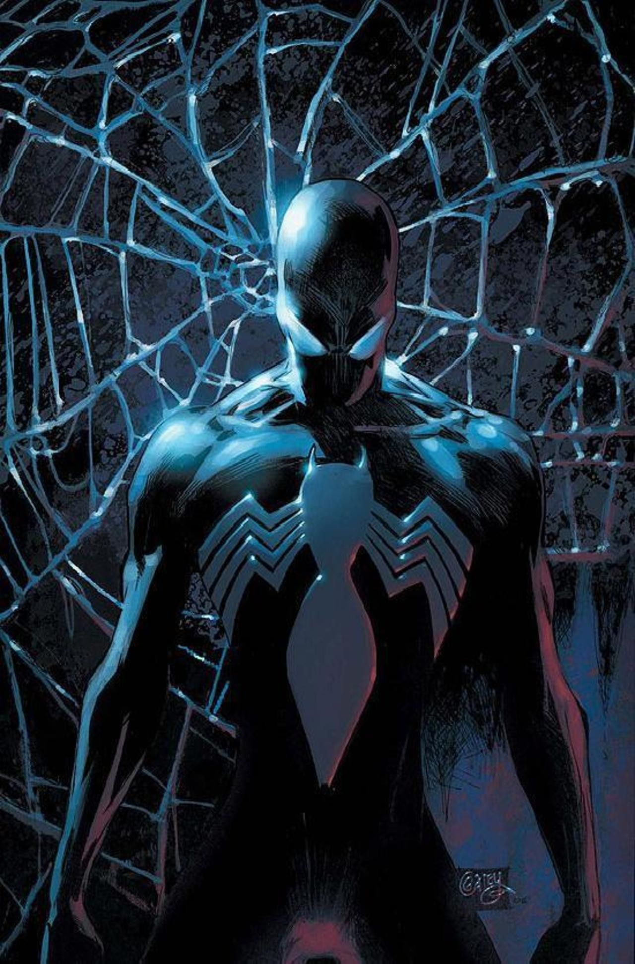 Spider-Man tuta nera ragnatela, 1280x1943 Verticale, Mobile